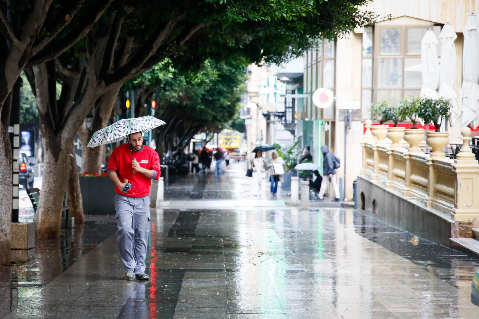 Las mejores imágenes de la lluvia en Almería