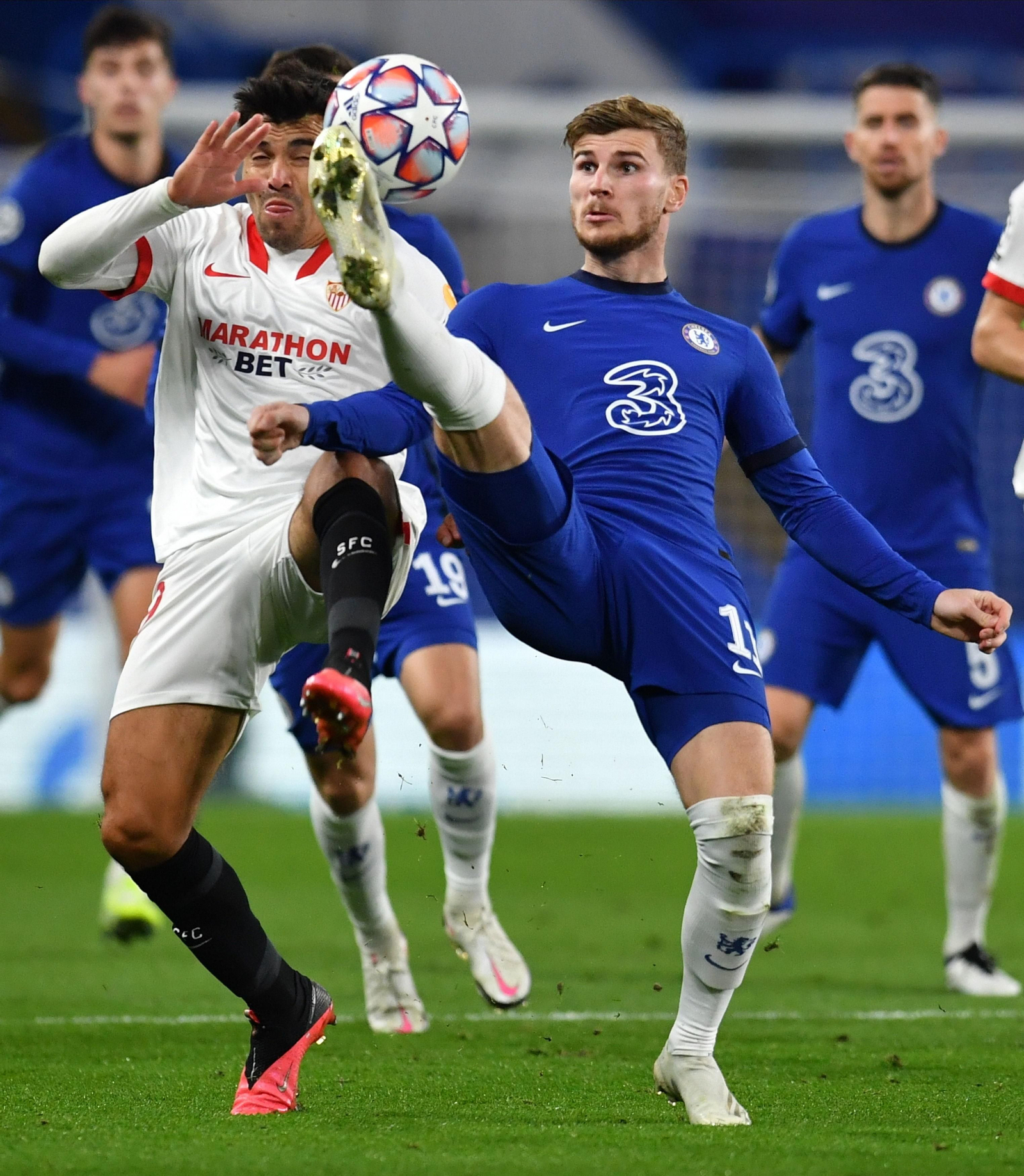 Las imágenes del Chelsea-Sevilla