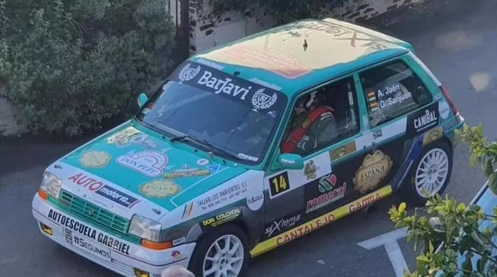 El Renault 5 Turbo de Jaén llegará en perfectas condiciones a la carrera del fin de semana.