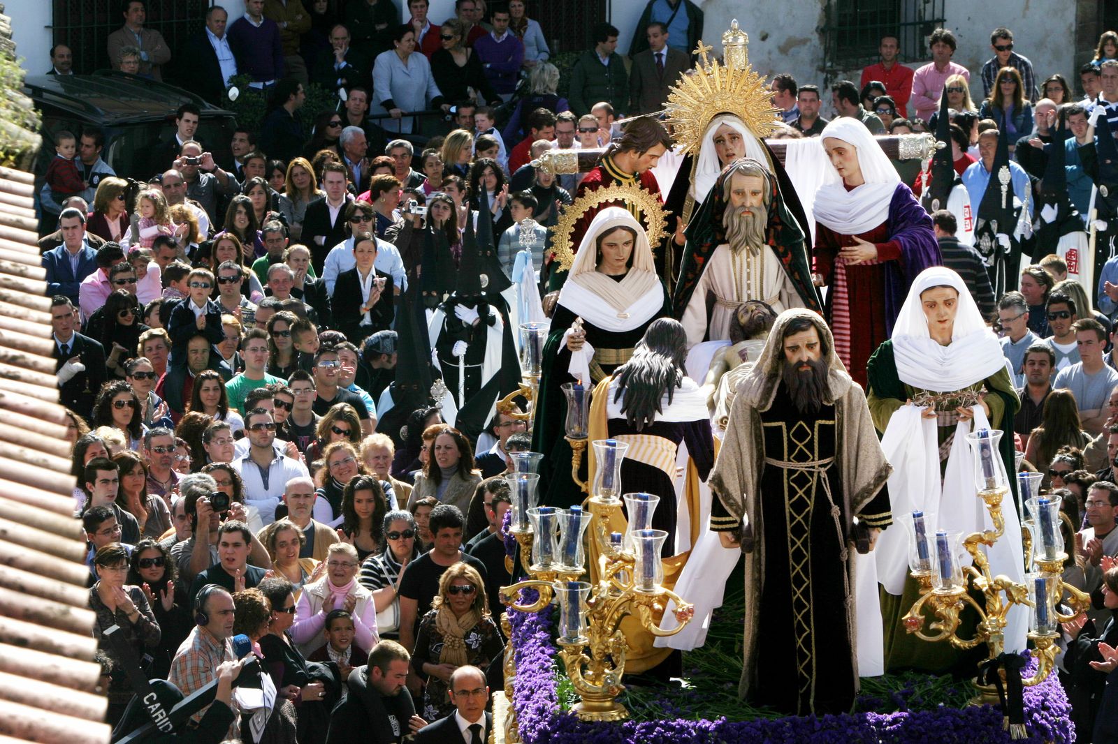 Paso de misterio del Traslado al Sepulcro.
