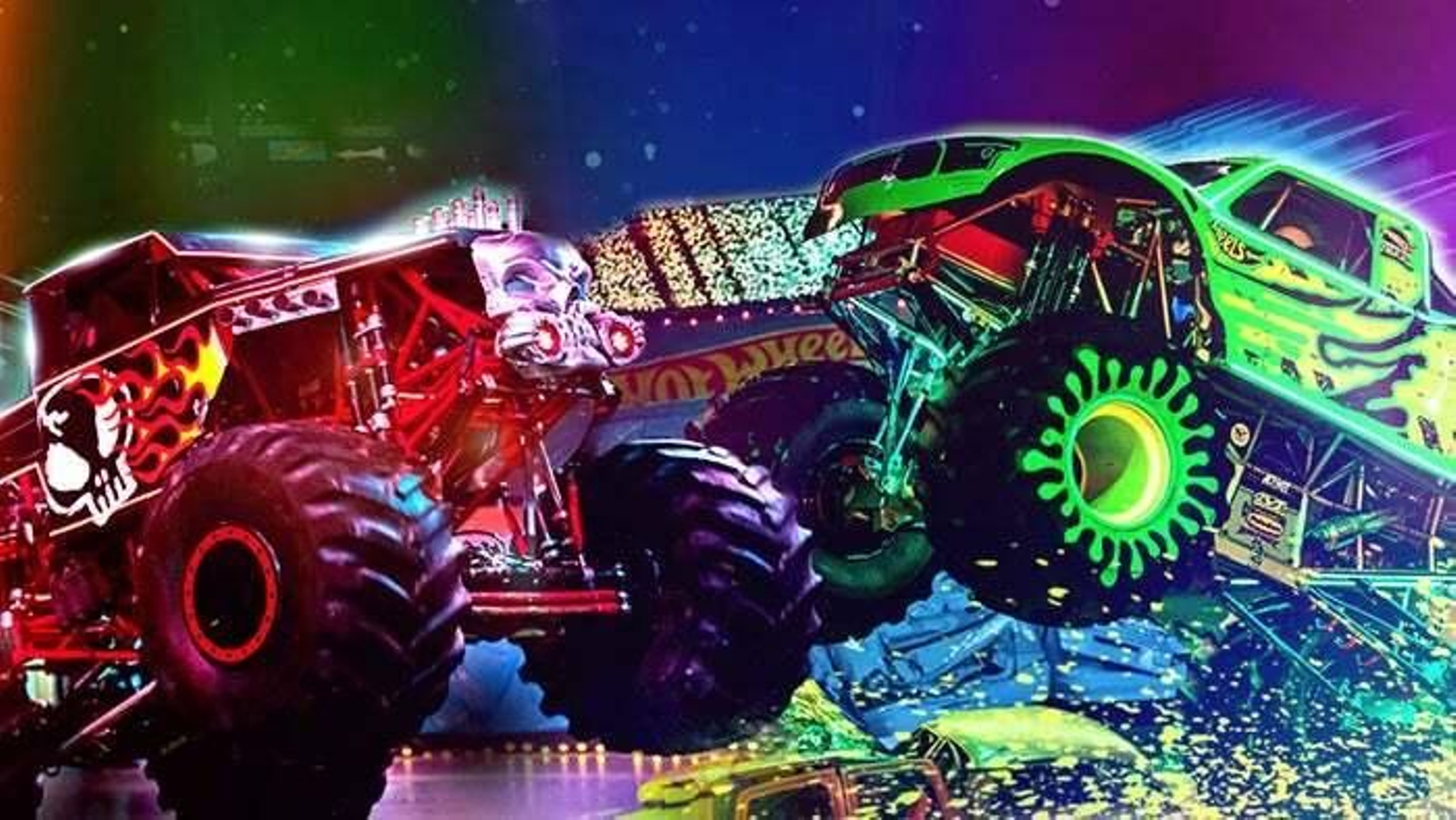 Imagen promocional de los Hot Wheels Monster Trucks.