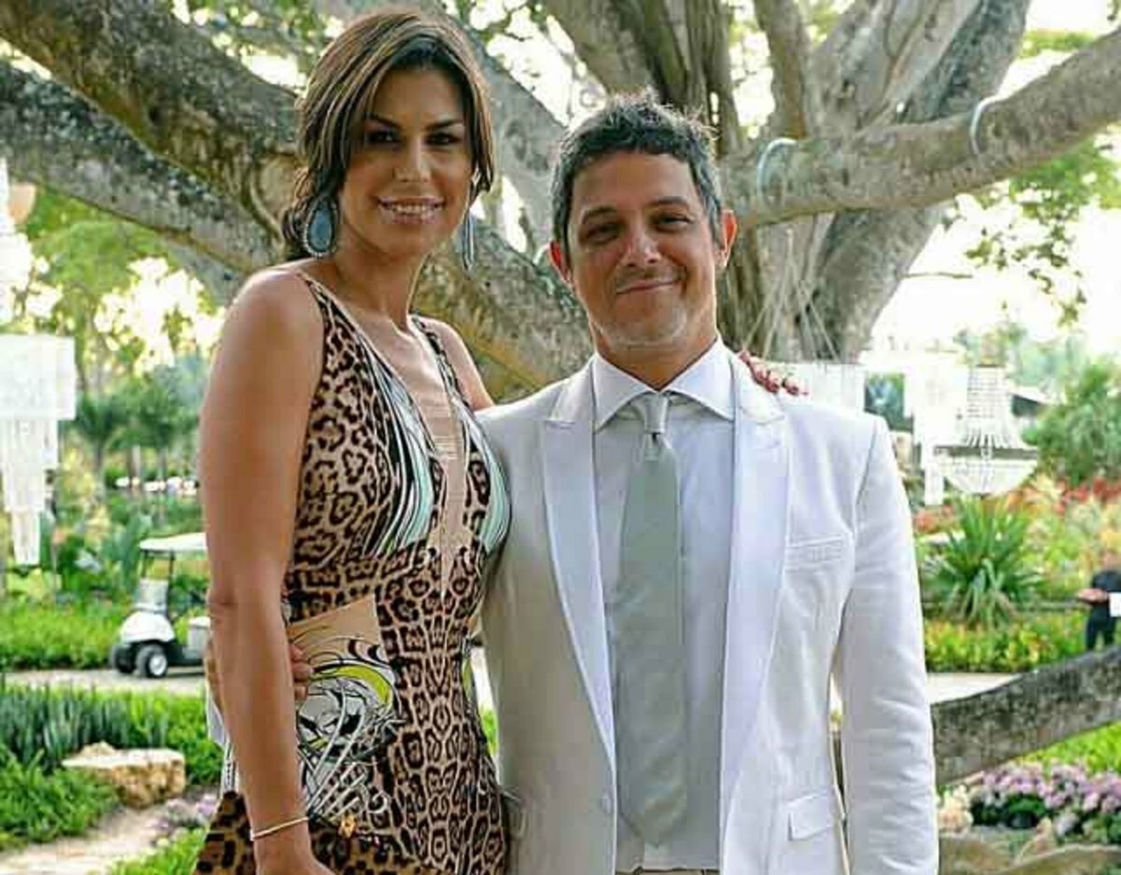 Alejandro Sanz y Raquel Perera, en una imagen de archivo.