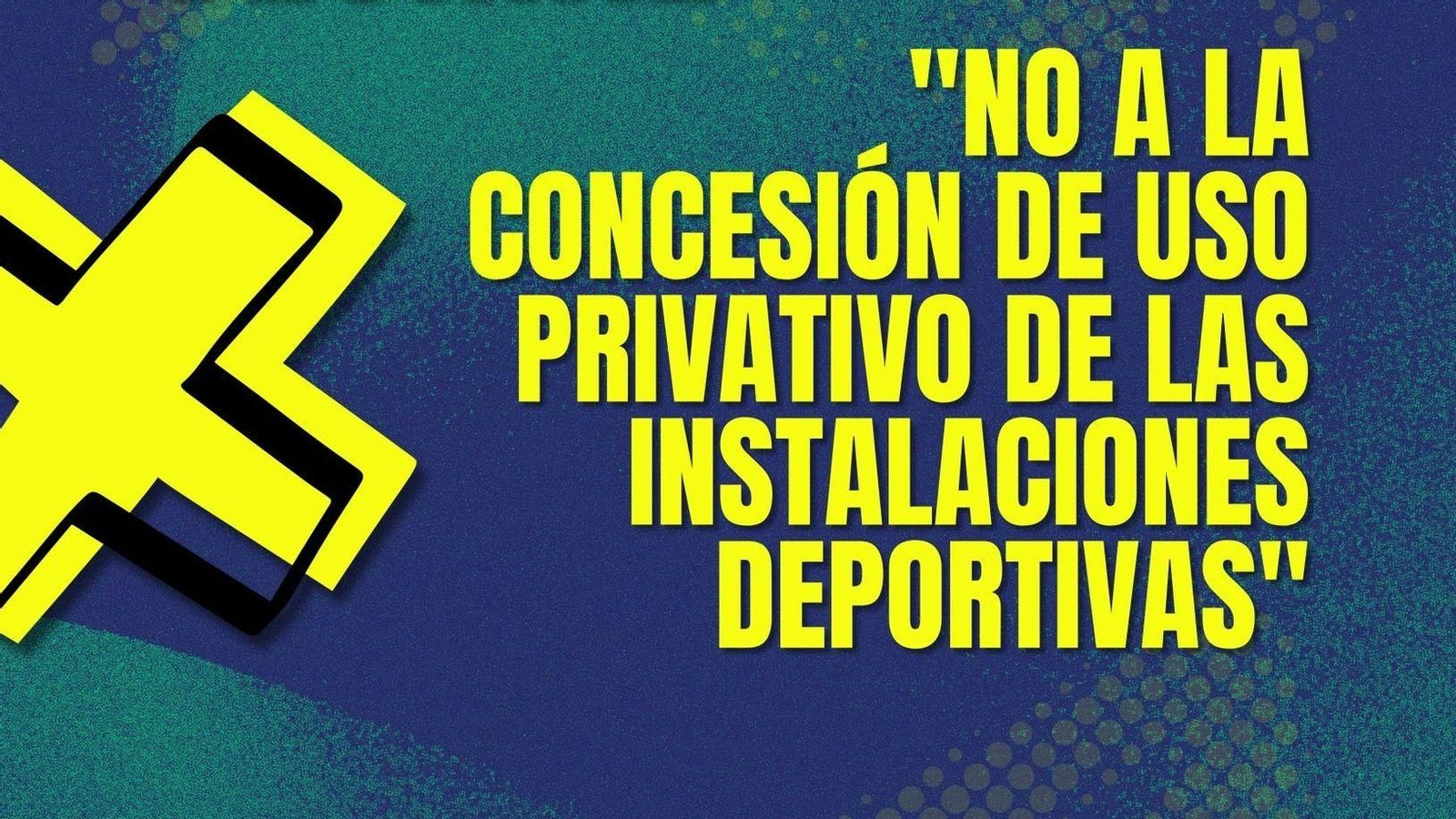 Detalle del cartel anunciador de la protesta