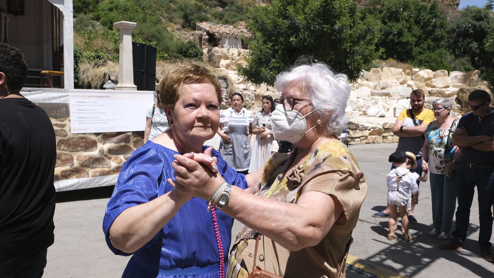 Imágenes de la recreación histórica Canteros y Caciques de Macael