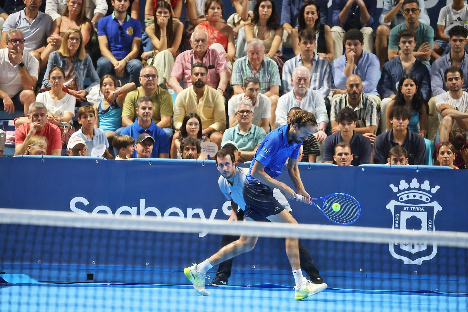 Imágenes de la final masculina de la Copa del Rey de tenis entre Daniil Medvedev y Alejandro Davidovich