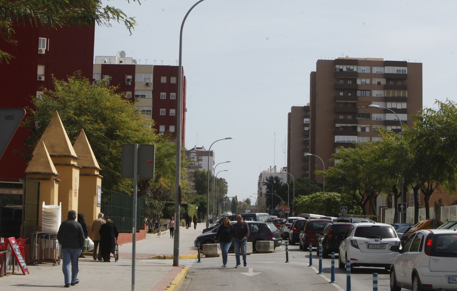 Urbanización Torres de Abril, en la Avenida Madre Paula Montalt, donde está el colegio Gloria Fuertes.