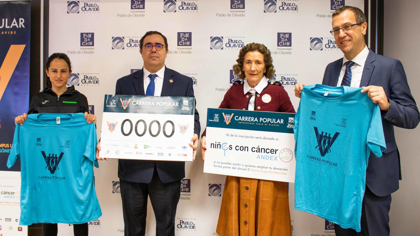 Un euro de cada inscripción irá destinado a Andex, Asociación de Padres de Niños con Cáncer.