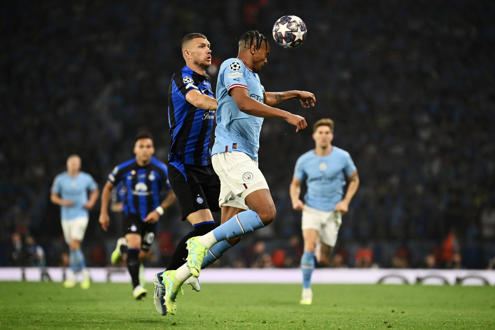 Las imágenes de la fina de la Champions entre el Manchester City y el Inter de Milán