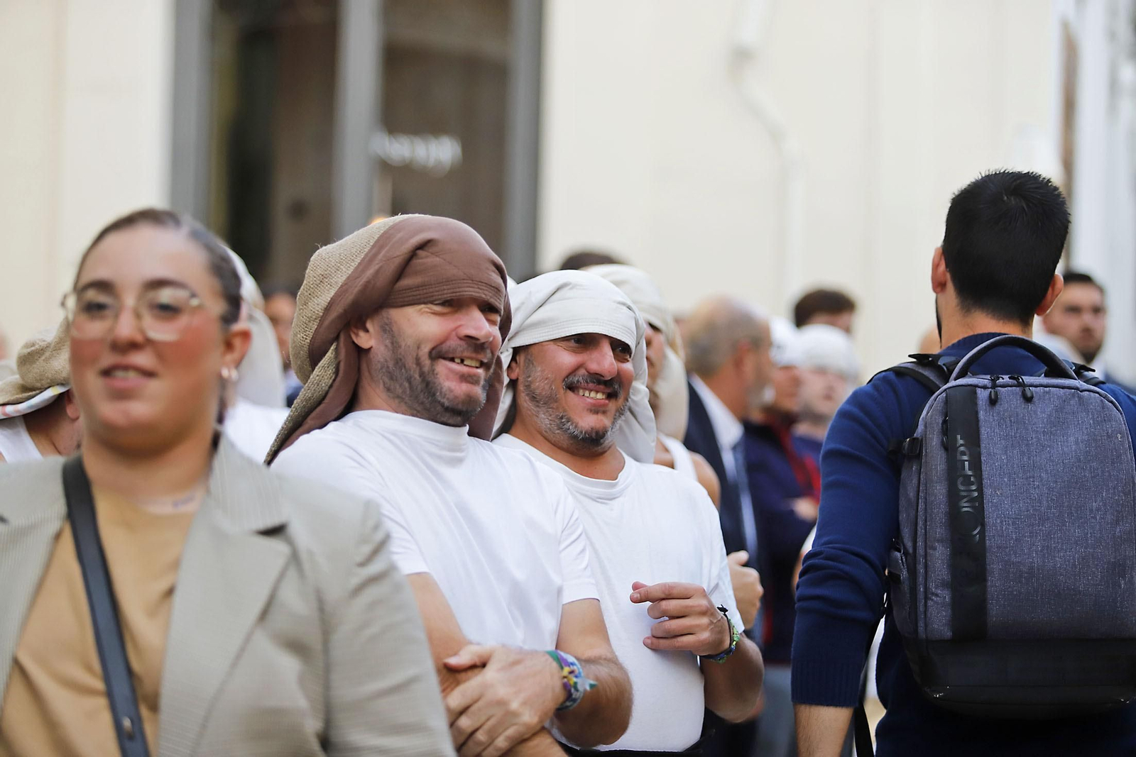Imágenes de la procesión de la Purísima Concepción por las calles del el centro