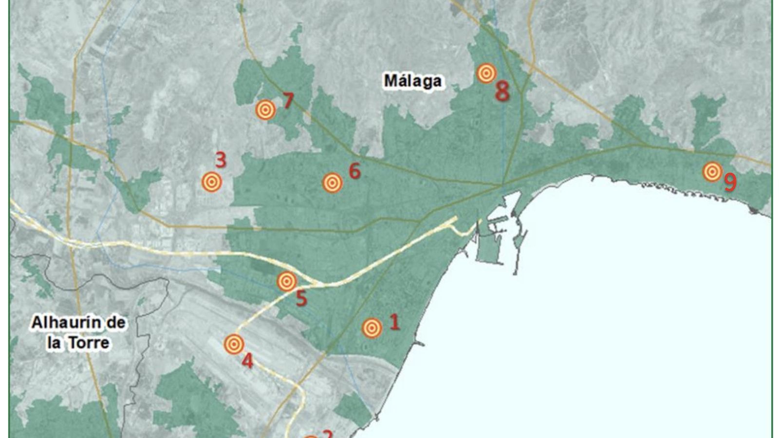 Los aparcamientos disuasorios, clave para 'quitar' coches de las carreteras de Málaga