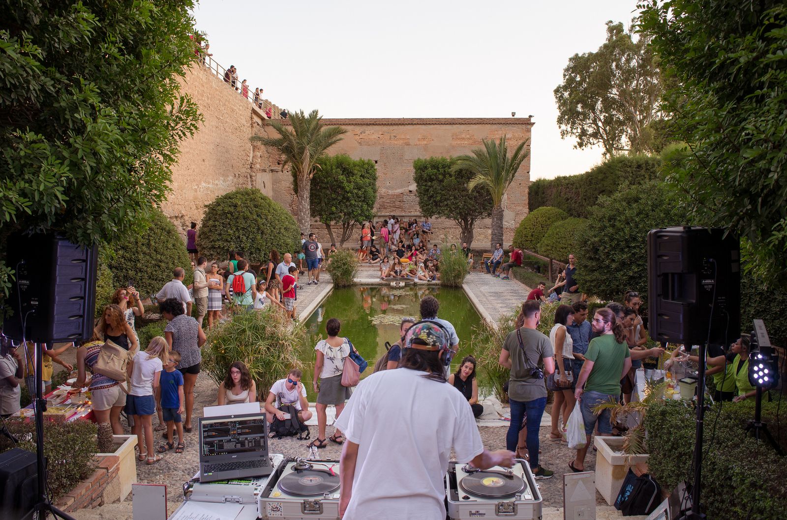Celebración de la fiesta del vinilo en la Alcazaba.