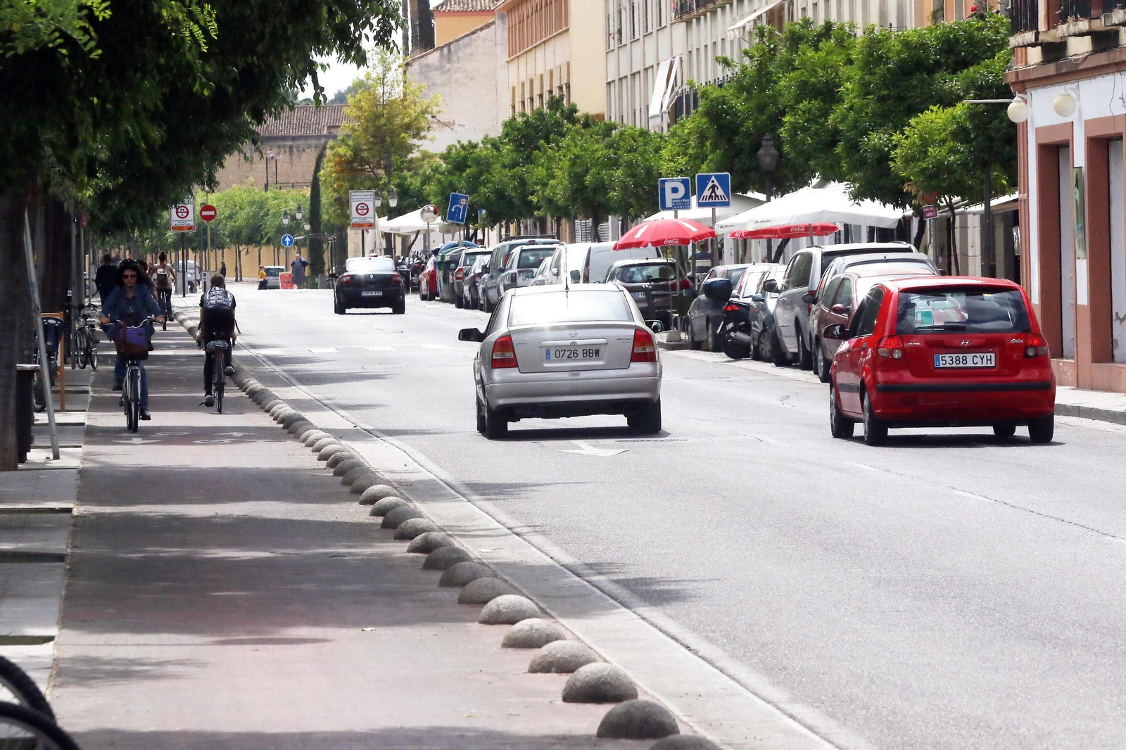 Tramo de Ronda de Isasa que será peatonal a partir del sábado.