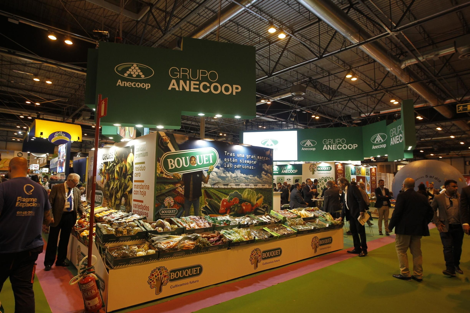 El stand de Anecoop cuenta con cerca de 400 metros cuadrados en el pabellón 5 del Ifema.