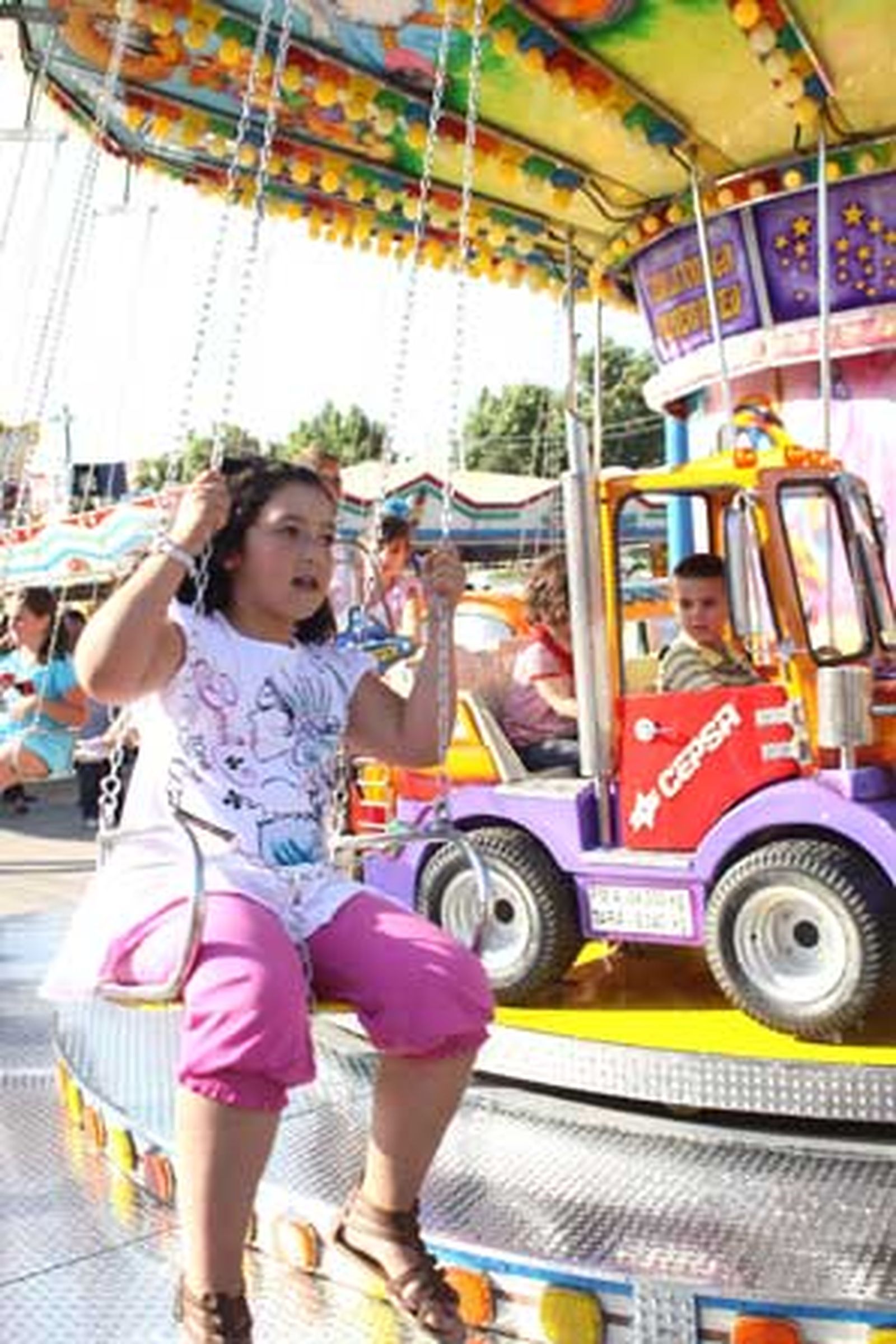 Los pequeños de la casa fueron los protagonistas del día en las atracciones del real

Foto: Vanessa Perez/J.M.Q.