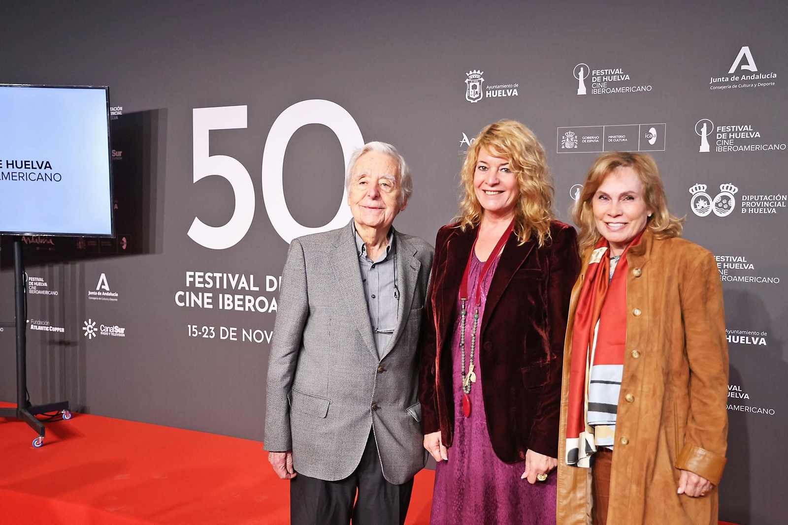 Imágenes de la presentación oficial de la 50 edición del festival de Cine Iberomaericano de Huelva