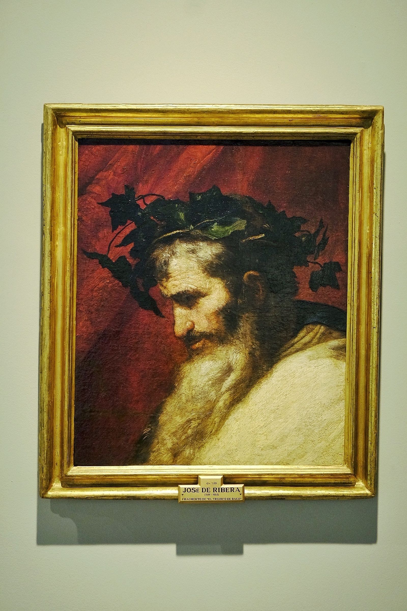 'Cabeza del Dios Baco'.