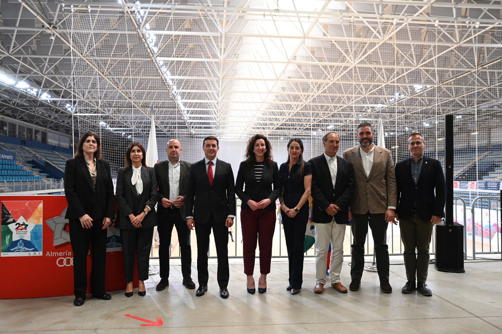 Autoridades de las tres administraciones durante la presentación de las actividades