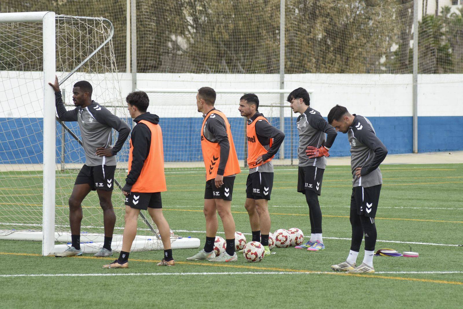 Las fotos del primer entrenamiento de Ángel Mancheño con la Balona