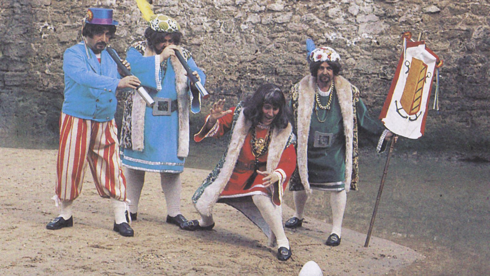 El cuarteto 'Se coló Colón', primer premio de 1977.