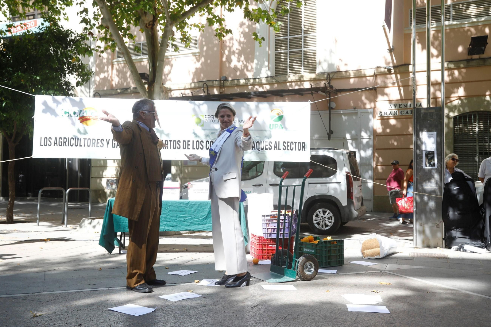 Las imágenes de la concentración de los agricultores de Córdoba "por la supervivencia del campo"