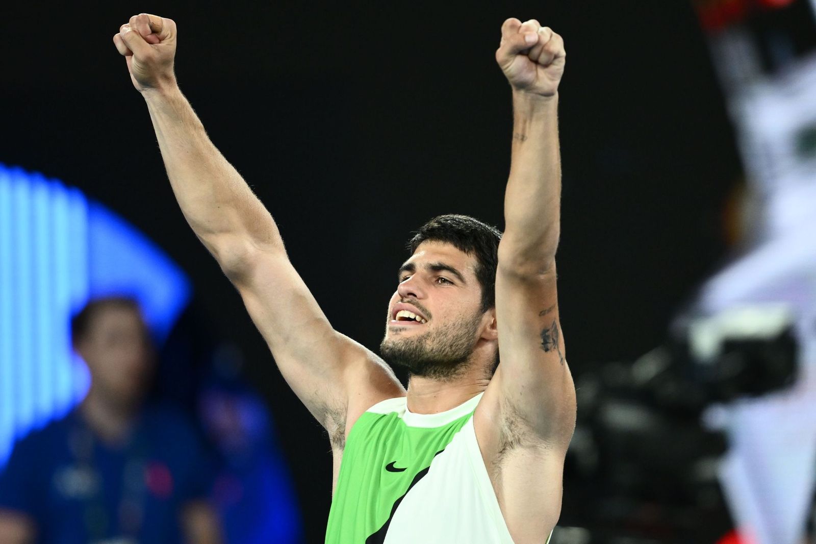 Las fotos de Alcaraz y del resto de cuartos de final de Australia