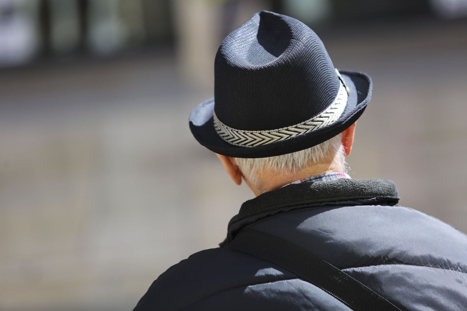 Un señor jubilado en Málaga.