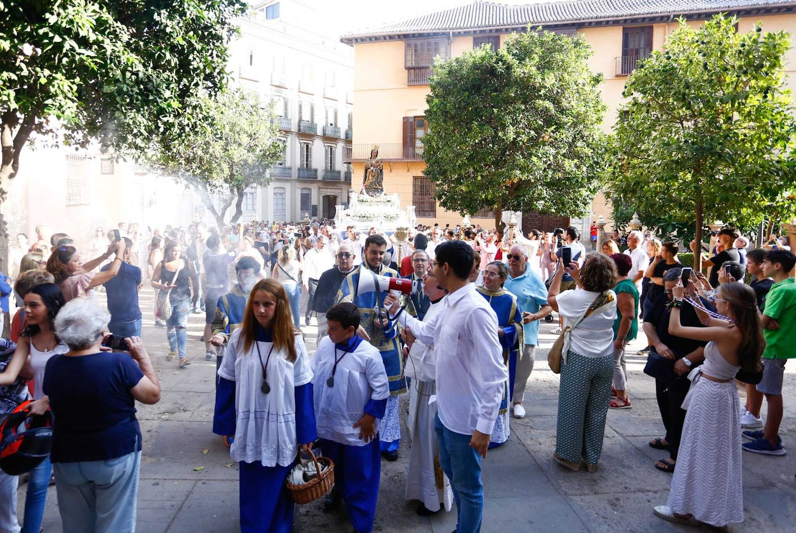 El traslado de la Virgen de la Victoria a la Catedral, en fotos