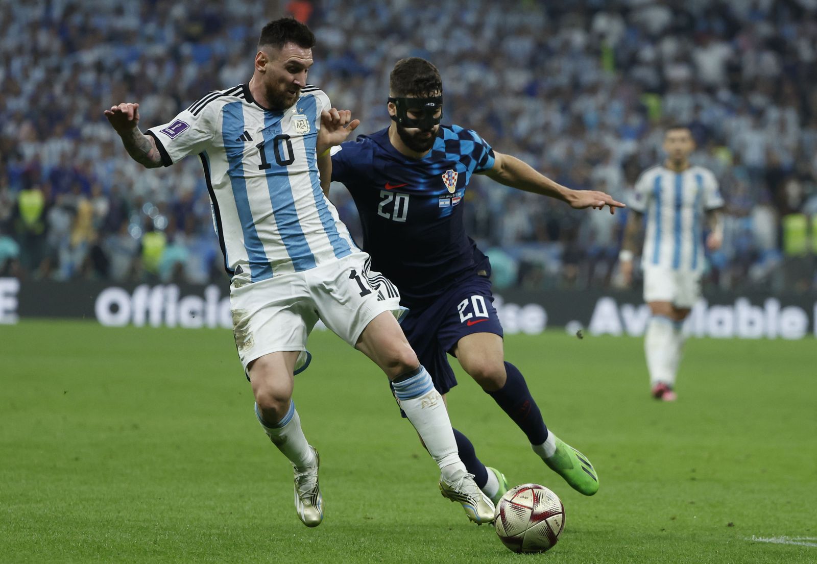 Las fotos de Messi contra Croacia