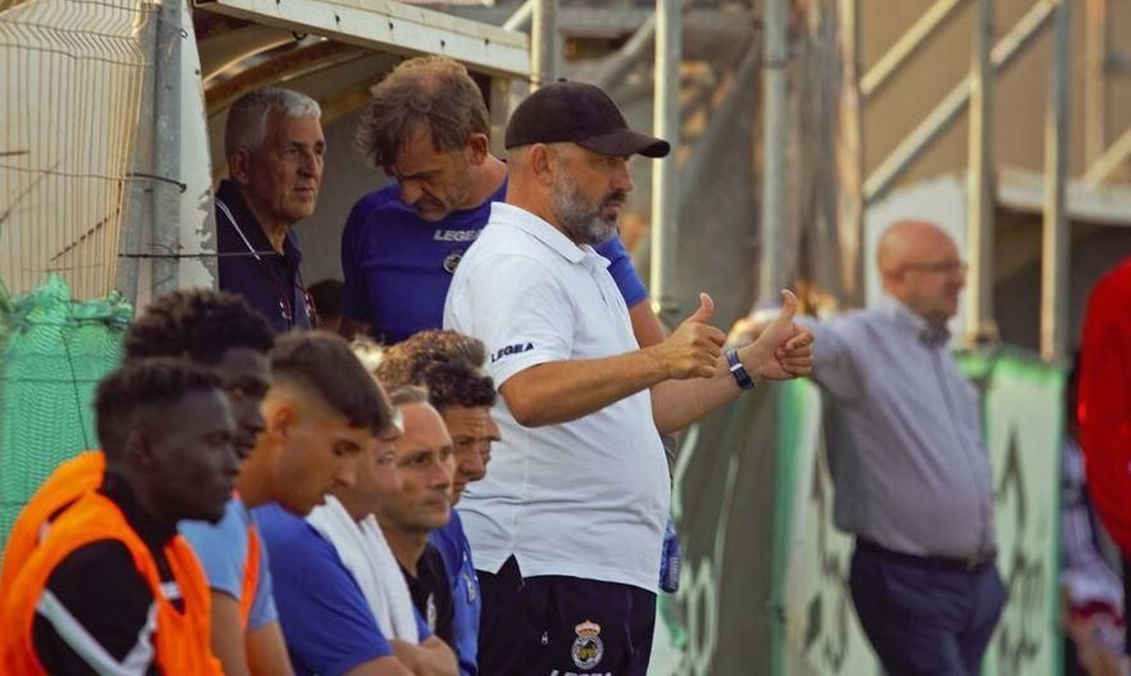 Víctor Basadre, entrenador de la Balona