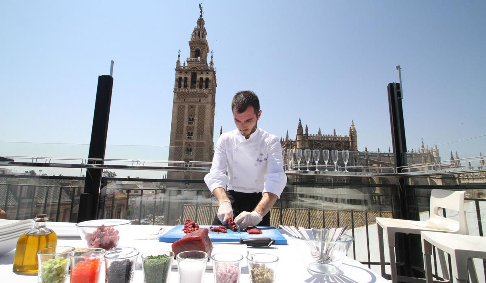 Una imagen de archivo de la terraza del hotel EME.