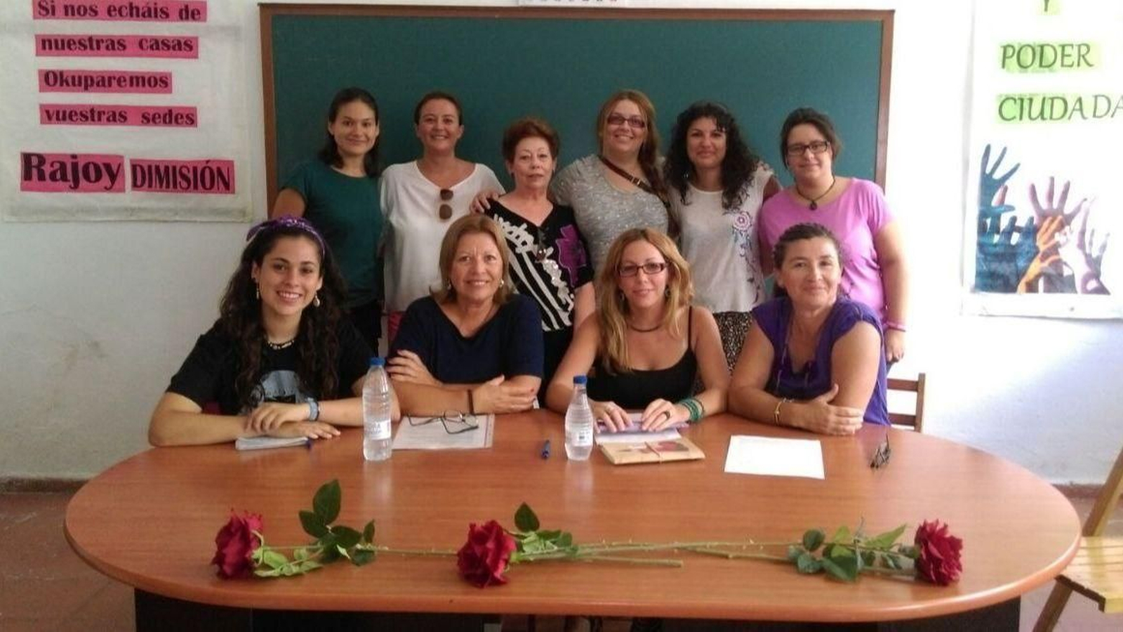 Una imagen de archivo de las integrantes de la asamblea.