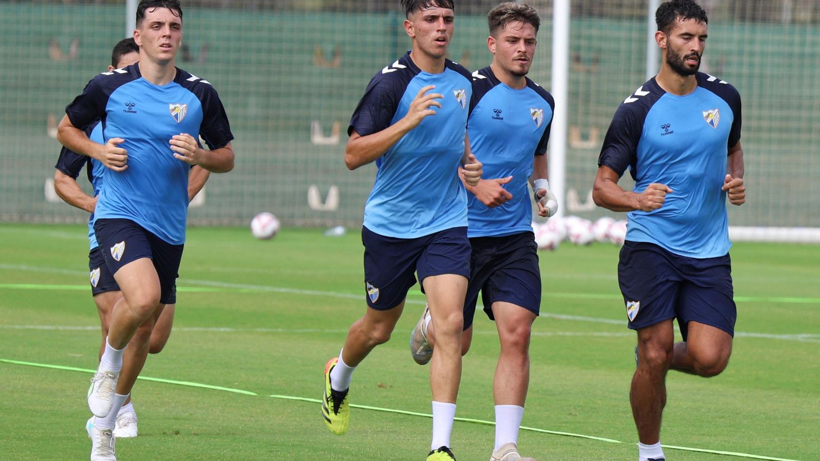 El Málaga CF prueba la Ciudad Deportiva de Arraijanal