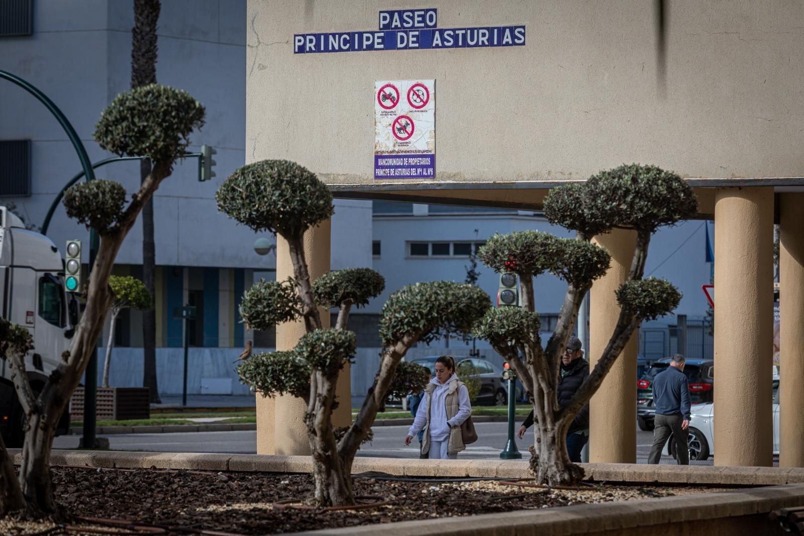 Paseo Príncipe de Asturias, que perderá el nombre en favor de Luis Arenal Plat.