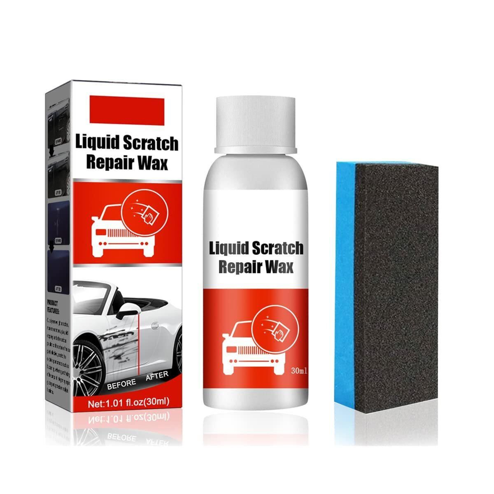 Pasta reparadora de arañazos de coches