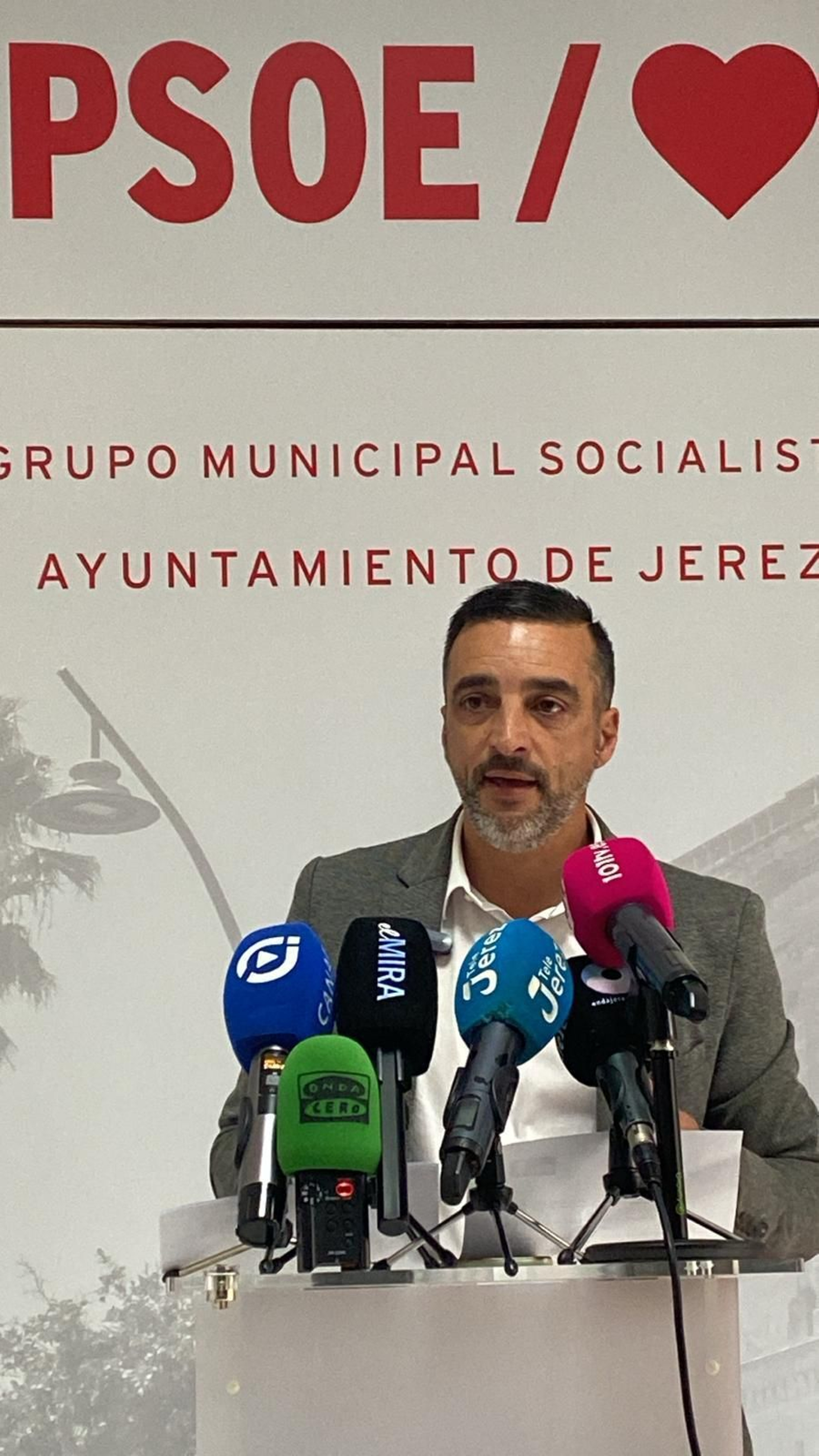 José Antonio Díaz, en la rueda de prensa de este miércoles.