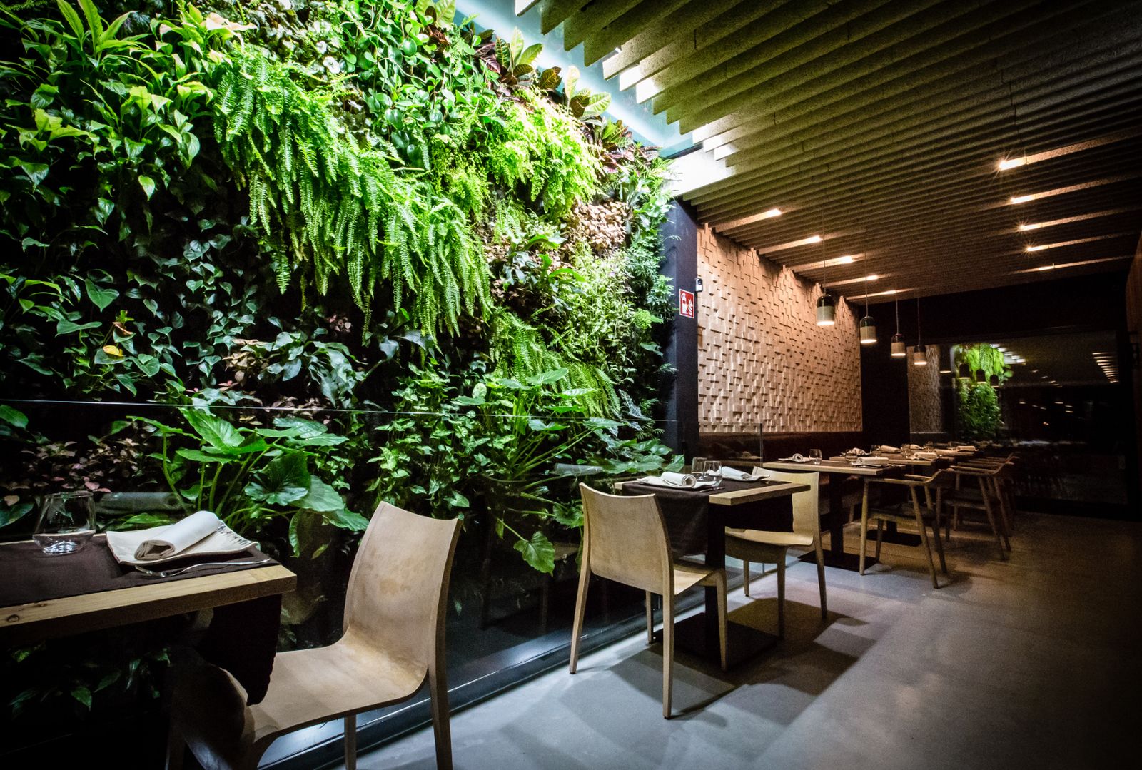 Panorámica del salón del restaurante De la O.