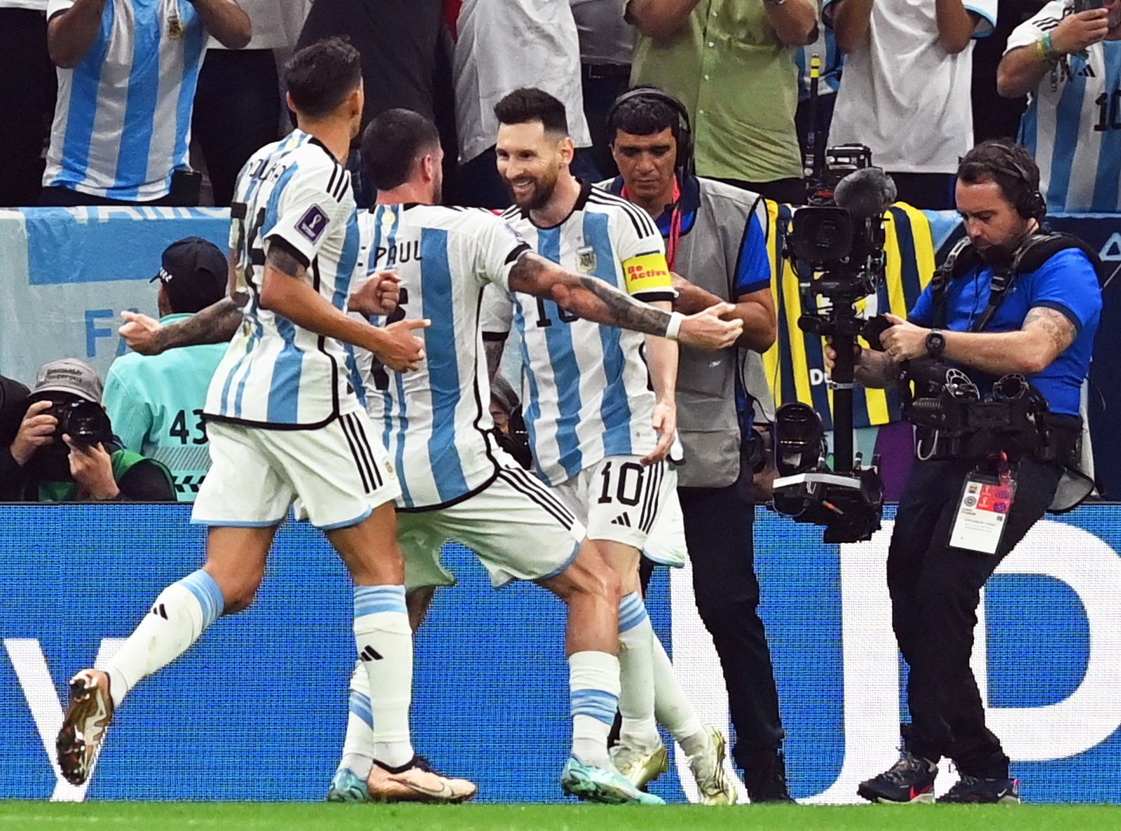 Las fotos de Messi contra Croacia