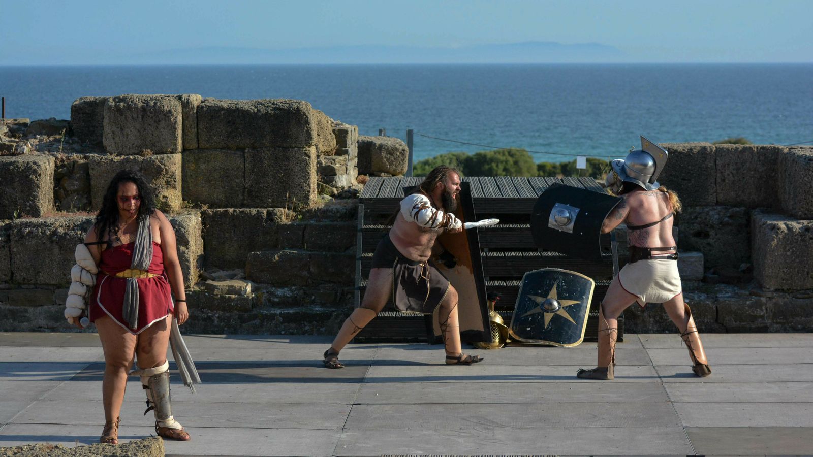 I Jornadas de recreacion historicas  Baelo Romanorum, la Baelo de los romanos.