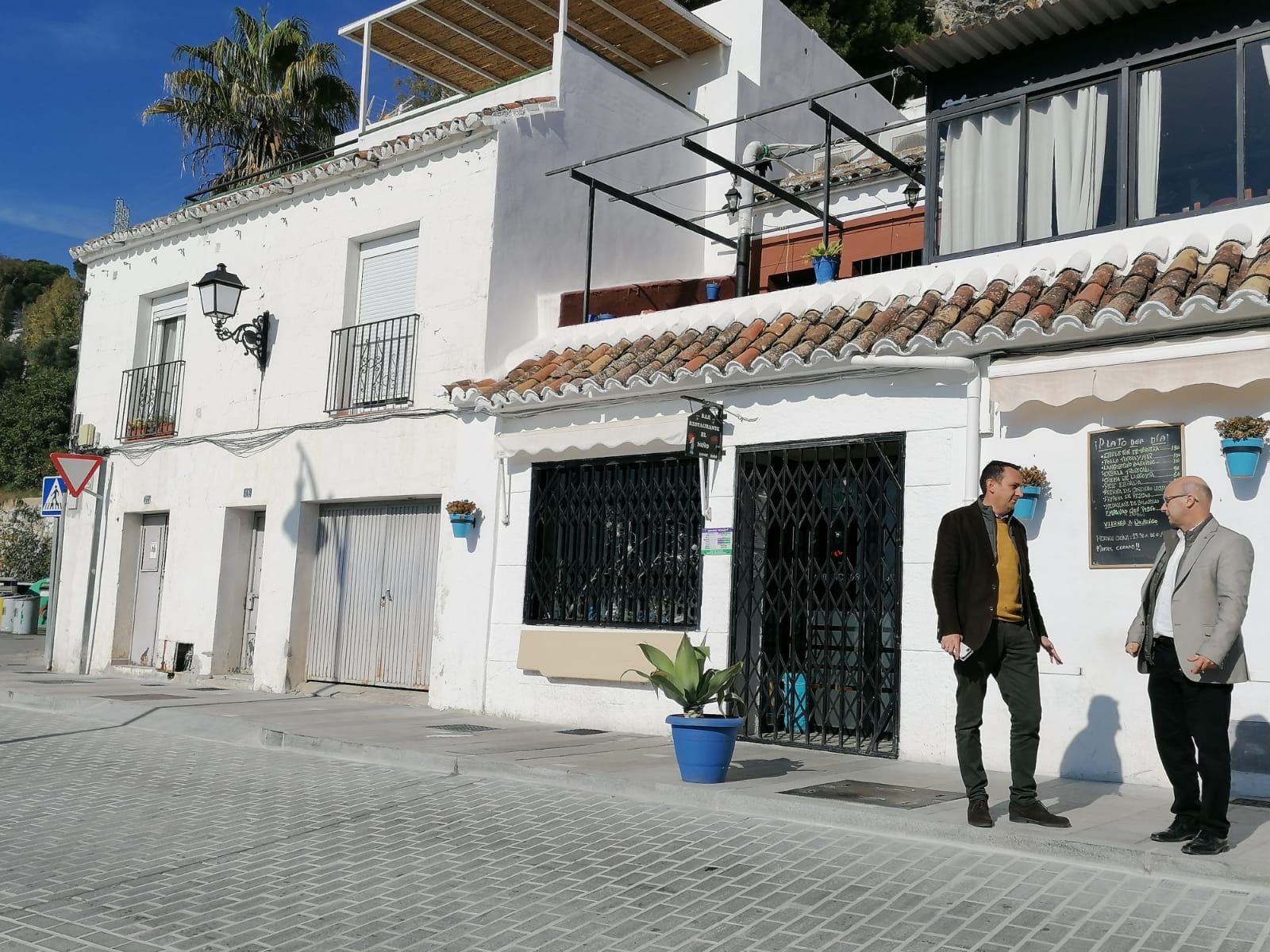 Finalizan las obras de la calle Campos en Mijas Pueblo