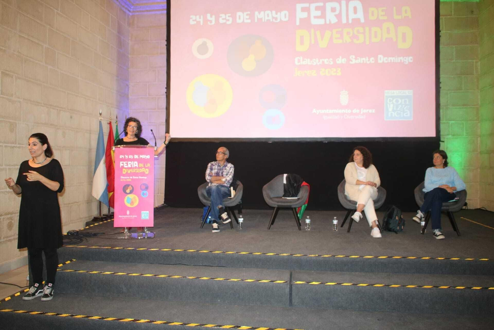 Feria de la Diversidad en los Claustros de Santo Domingo de Jerez