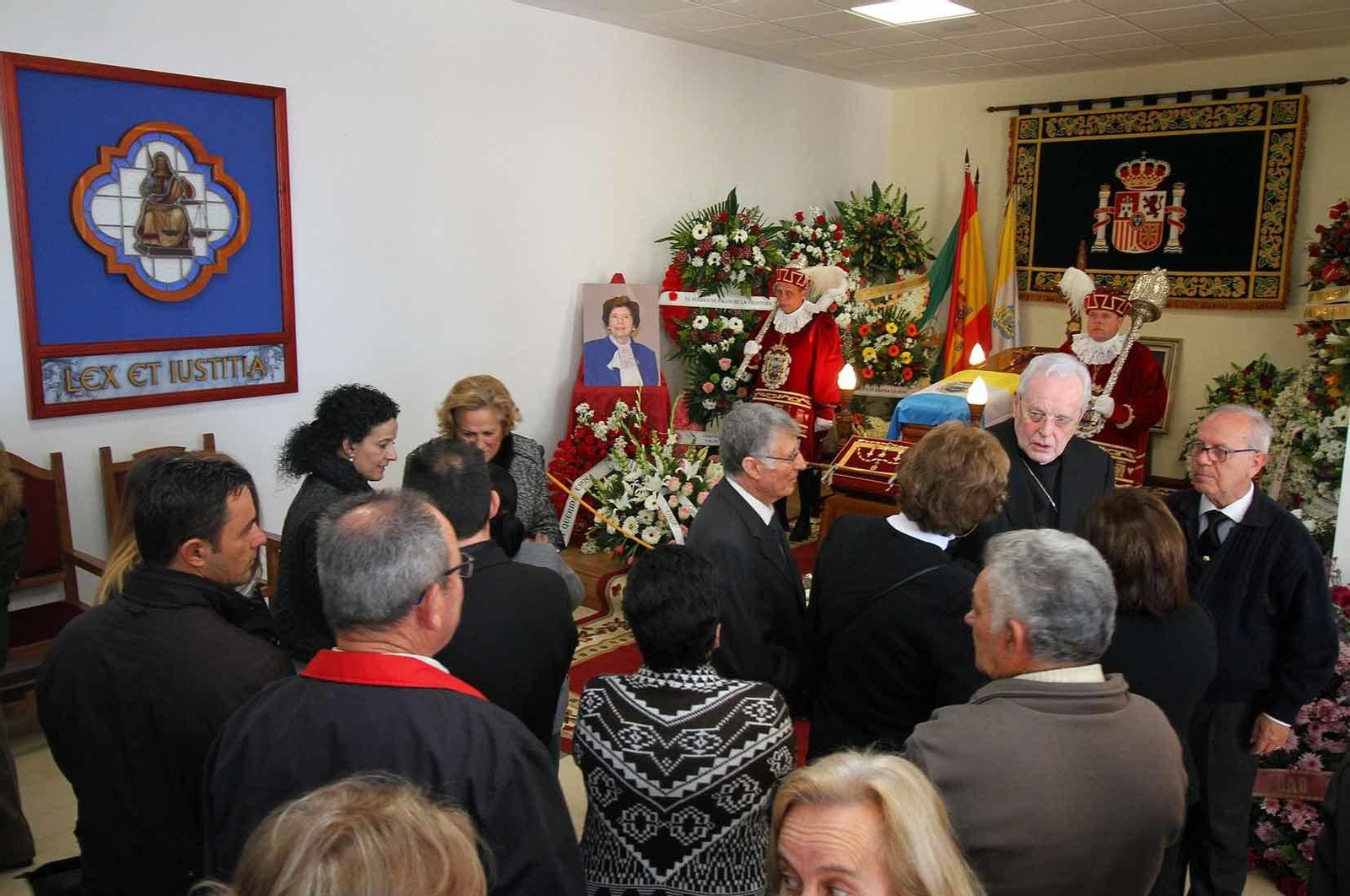 Imágenes del funeral de Pilar Pulgar