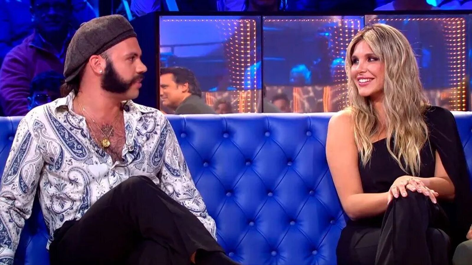 Ivana Icardi y Finito, los protagonistas del primer 'edredoning' de 'GH Dúo 2'.