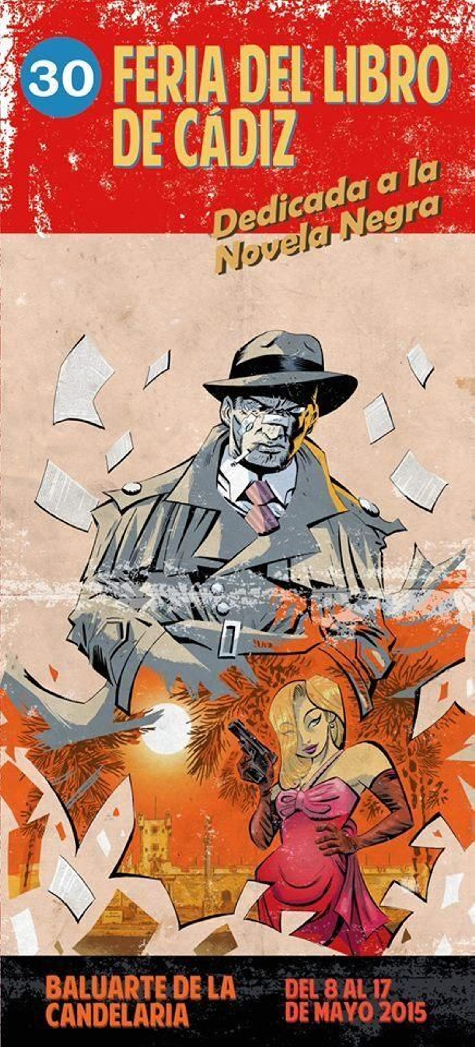 Cartel de la Feria del LIbro de 2015.