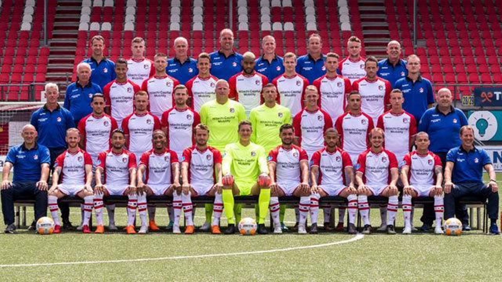 La plantilla 2018-19 del Emmen, rival el jueves de la Balona