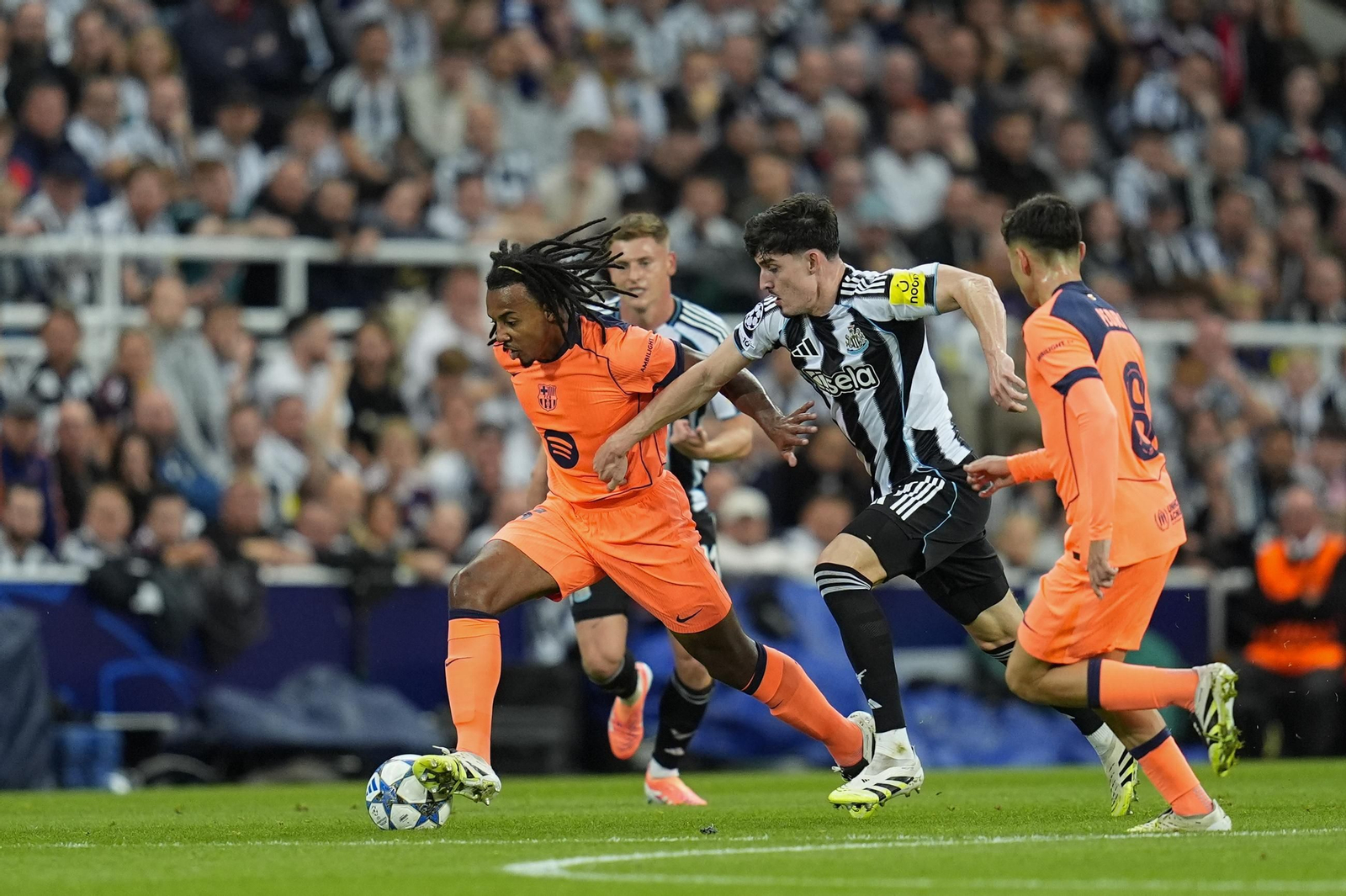 Las fotos del Newcastle-Barcelona