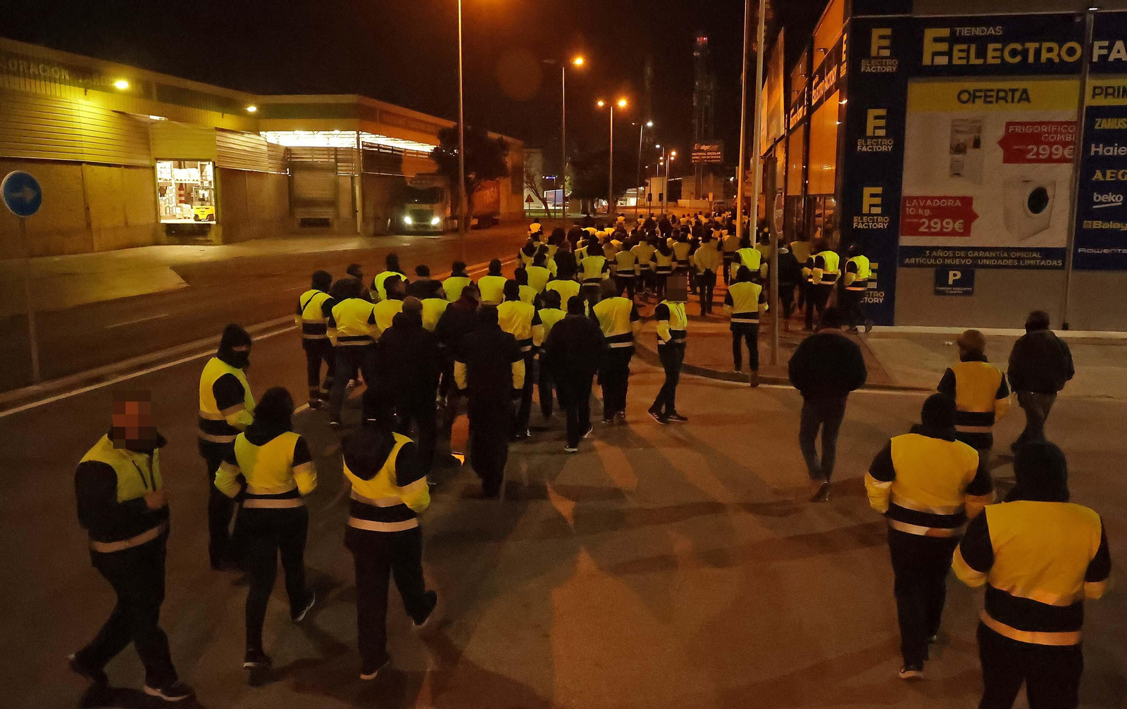 Imágenes de la segunda jornada de huelga en Acerinox