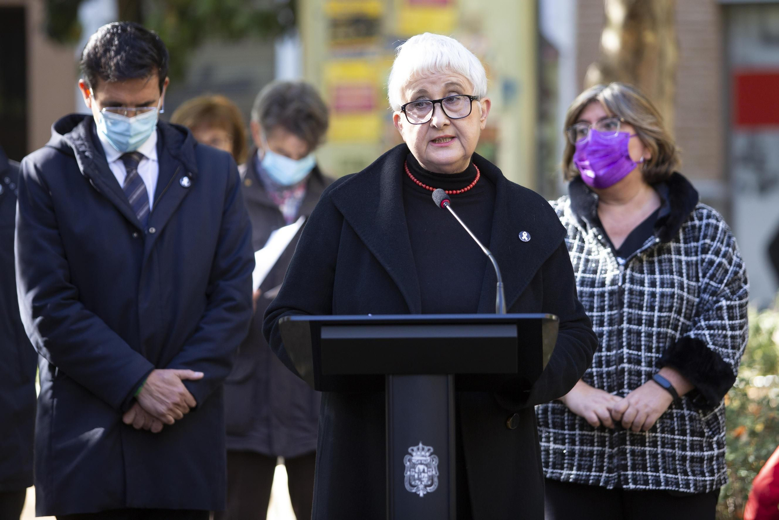 Fotos: las imágenes de la mañana del Día Internacional por la Eliminación de la Violencia Contra las Mujeres en Granada