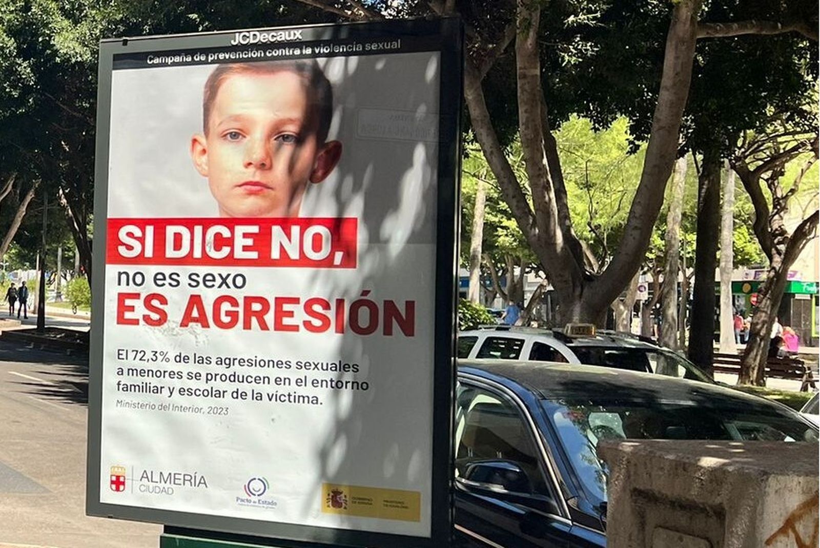 El polémico cartel retirado de la campaña contra las agresiones sexuales
