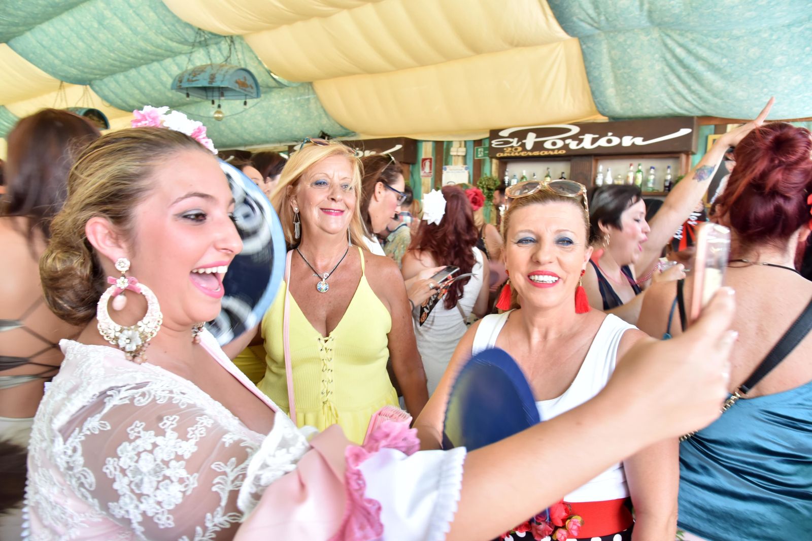 Las imágenes del Día de la Mujer en la Feria de La Línea