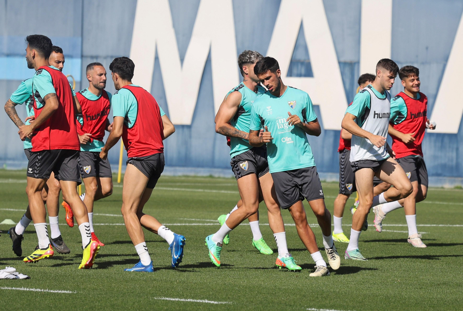 Pellicer aprieta en la vuelta del Málaga CF al trabajo
